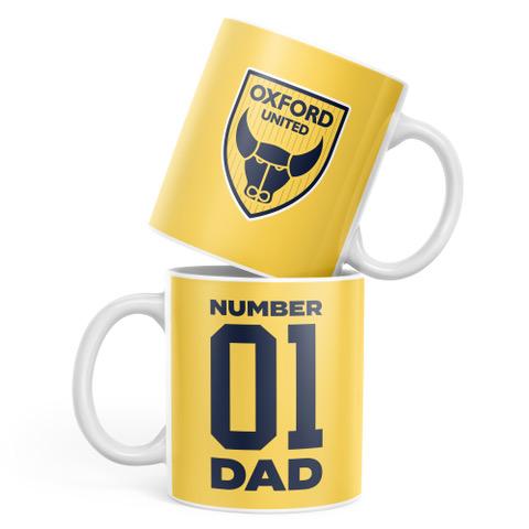 Number 01 Dad Mug