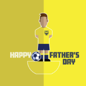 Footy Figures Fathers Day Card