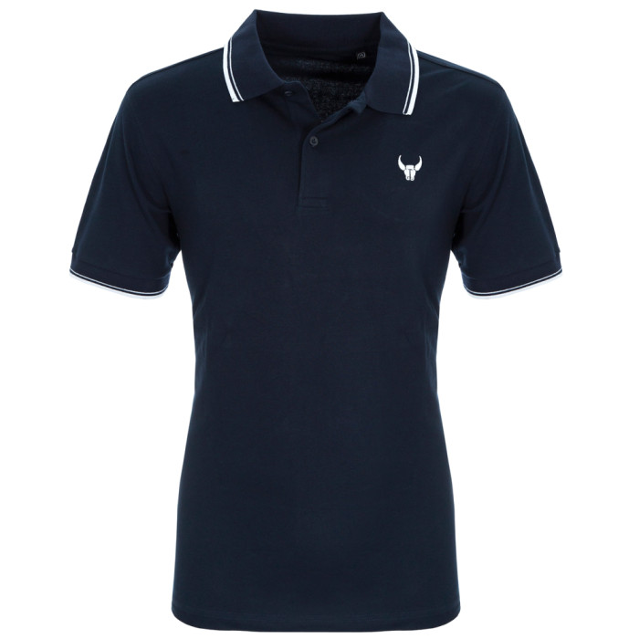 Navy Essential Tipped Polo 